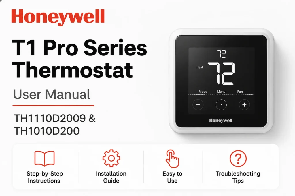 T1 Pro Series Thermostat User Manual: Complete Guide for TH1110D2009 & TH1010D200
